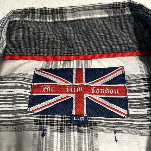 Men’s for him, London, casual short sleeve button-down - Picture 8 of 8